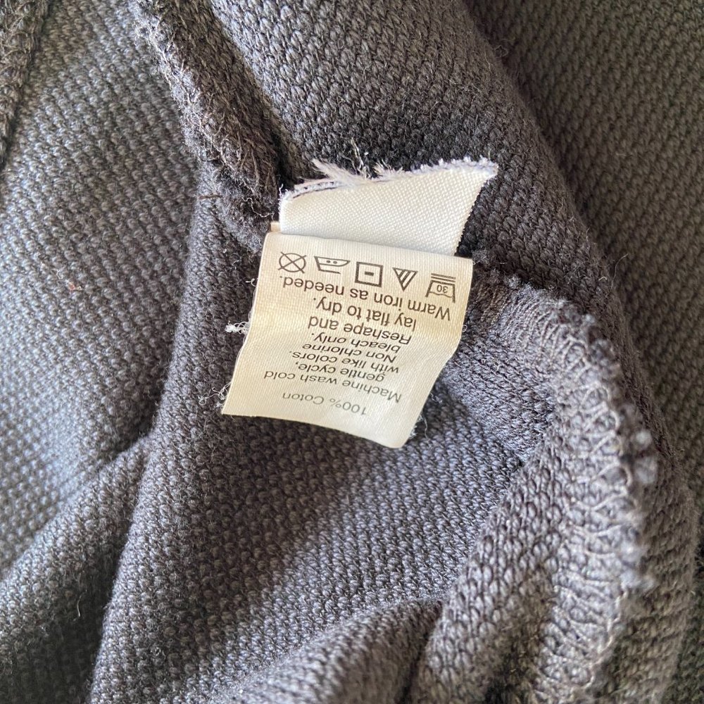 Madewell Womens Black Solid Cotton Basic Tie-Shou… - image 5